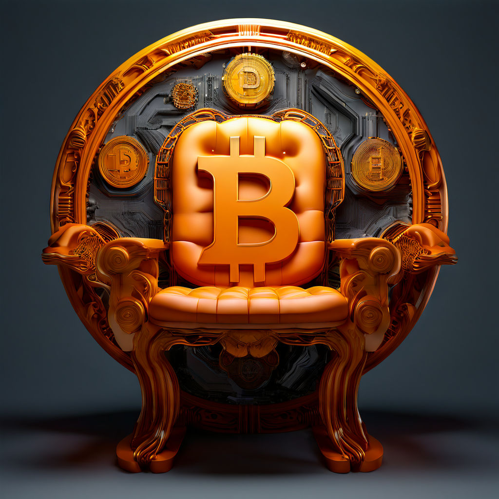 Just got my hands on  Bitcoin chair! Now I can 'HODL' comfortably while staying on top of the crypto game. #Bitcoin #CryptoFurniture 🪑💰