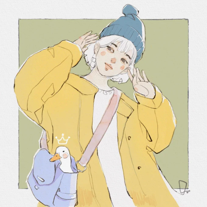 #02 困ったときのアヒル頼み #イラスト