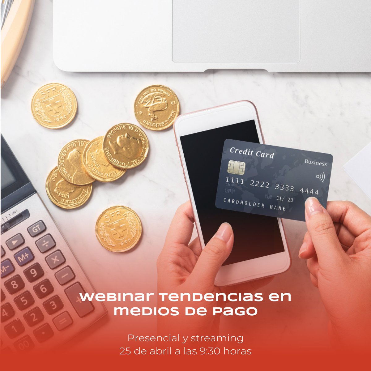 COEV_COM's tweet photo. ¡No te pierdas nuestro webinar sobre Tendencias en Medios de Pago mañana a las 9:30! 🚀💳 Exploraremos el futuro de los pagos en Europa y Latinoamérica, con Enric Montesa y Enrique Álvarez como expertos.
🔗 Regístrate aquí: https://t.co/XJKYqF3VFC
#COEV #webinar #economia https://t.co/NgvDIyzIBA