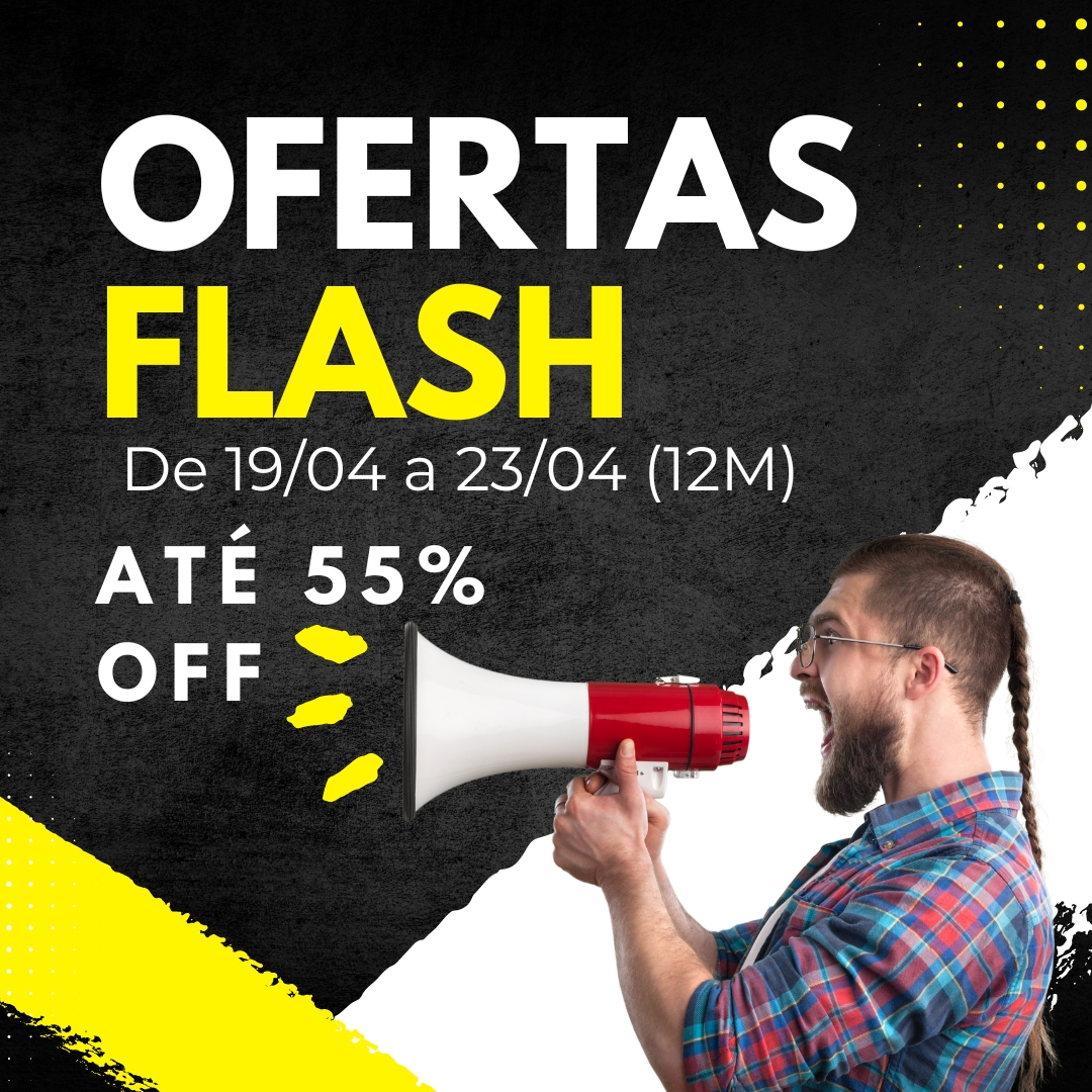 ¡Atenção a todos os amantes das ofertas incríveis! De 19 a 23 de abril, AllZone traz para você uma explosão de descontos com nossas Ofertas Flash 🎉

Não perca isso! a AllZone espera por você com as melhores Ofertas Flash🚀

#Allzonept #Allzoners #OfertasFlash