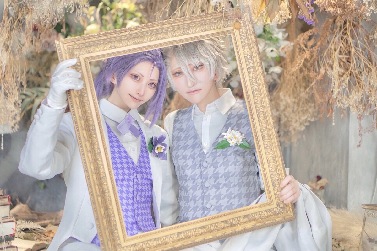 「【cosplay / コスプレ】ブルーロック 凪誠士郎 御影玲王劇場版エピソード」|あみの⚽️🖤💜のイラスト