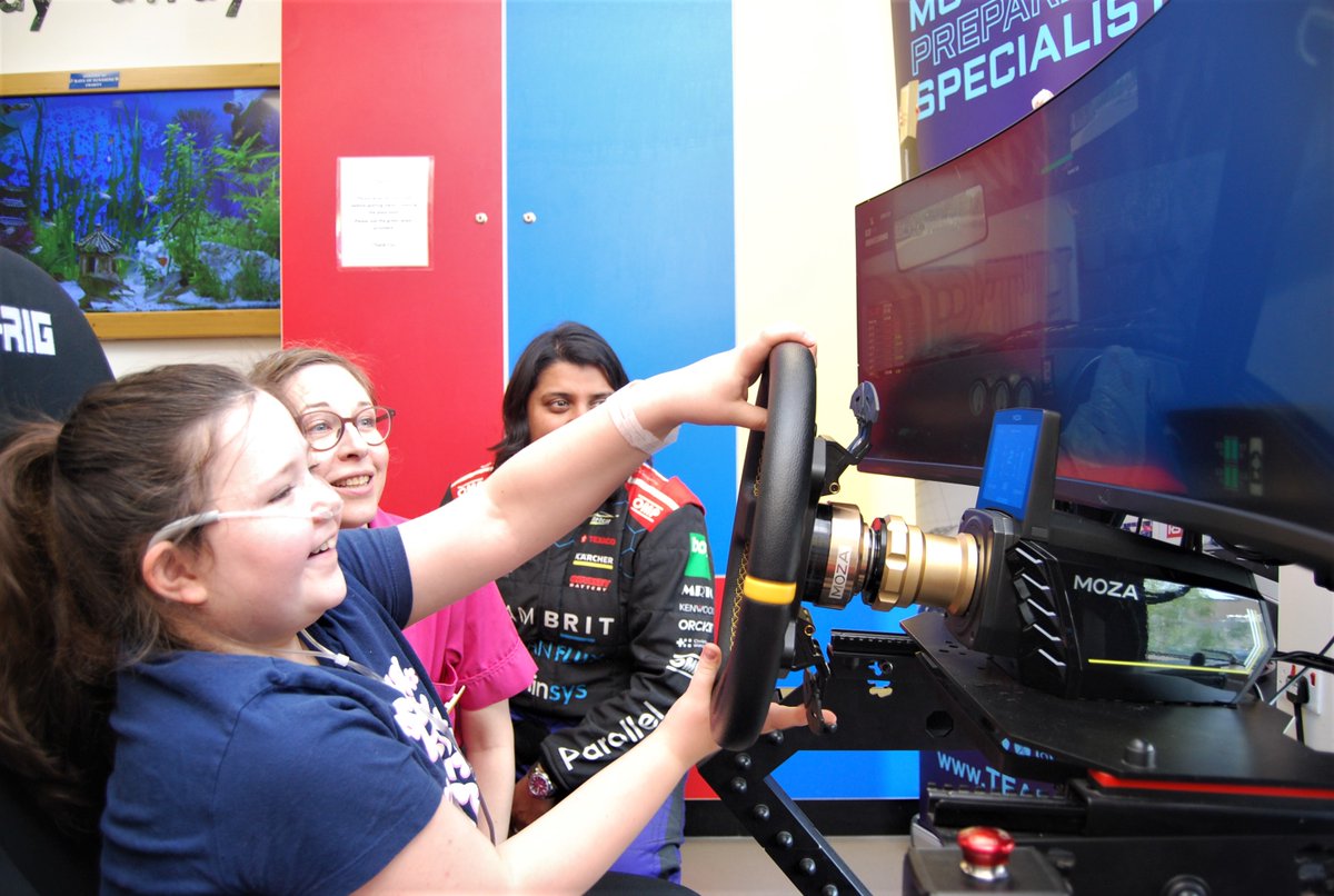 Members of Team BRIT the disabled motor racing team visited KGH today and gave patients, their families. and staff, an inspirational message about believing in yourself to achieve great goals. See kgh.nhs.uk/news/disabled-…