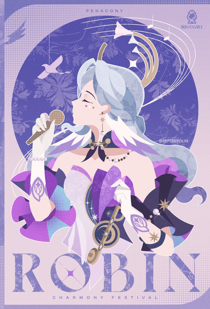 BepeBepolin's tweet photo. Textures study🕊️
Concept for a Robin concert poster
#RobinHSR #HonkaiStarRail https://t.co/4GgncvITyQ