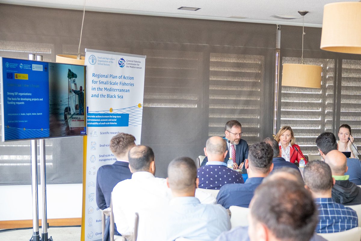 UN_FAO_GFCM's tweet photo. 📢#SSFForum workshop on #strong &amp; #sustainable #SSF organizations is kicking off today❗️

Looking forward to hearing from the +30 #fisheries stakeholders from the #Mediterranean, as well as from Isabel Artime, Secretary General of Fisheries of #Spain @mapagob. https://t.co/RARZNcqqsw