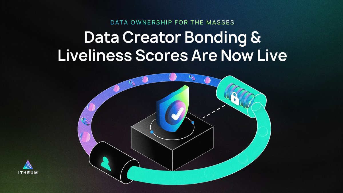 Data Creator Bonding and Liveliness Scores are now live! 🤩 It's a game-changer for the dynamics of the #Itheum ecosystem. Explore the impact on Data Creators & Community Members. Dive into our latest blog post to learn more 👇 itheum.medium.com/introducing-bo… #Ith4umLife