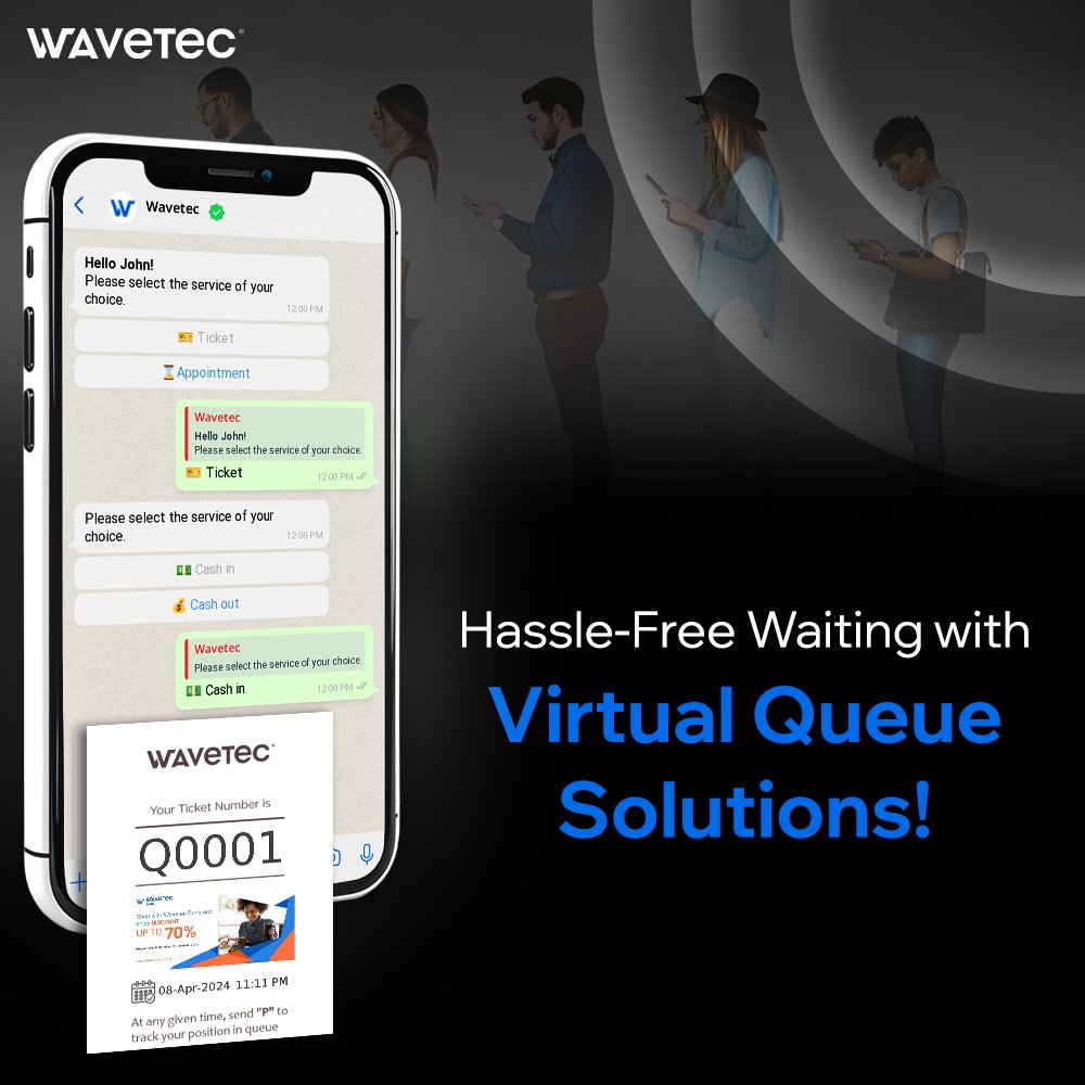 ZubaCx's tweet photo. Looking to improve customer satisfaction and operational efficiency? Our virtual queuing solutions can help!
#CustomerSatisfaction #VirtualQueuing #OperationalEfficiency
#Rwanda #Kenya #Ethiopia #Tanzania
@ugbankers @RwandaBankers @tba_forbankers
@KenyaBankers https://t.co/FtHDsPGcwG