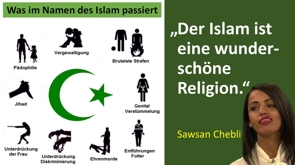 #PolitischerIslam
Der Islam gehört nicht zu Deutschland!