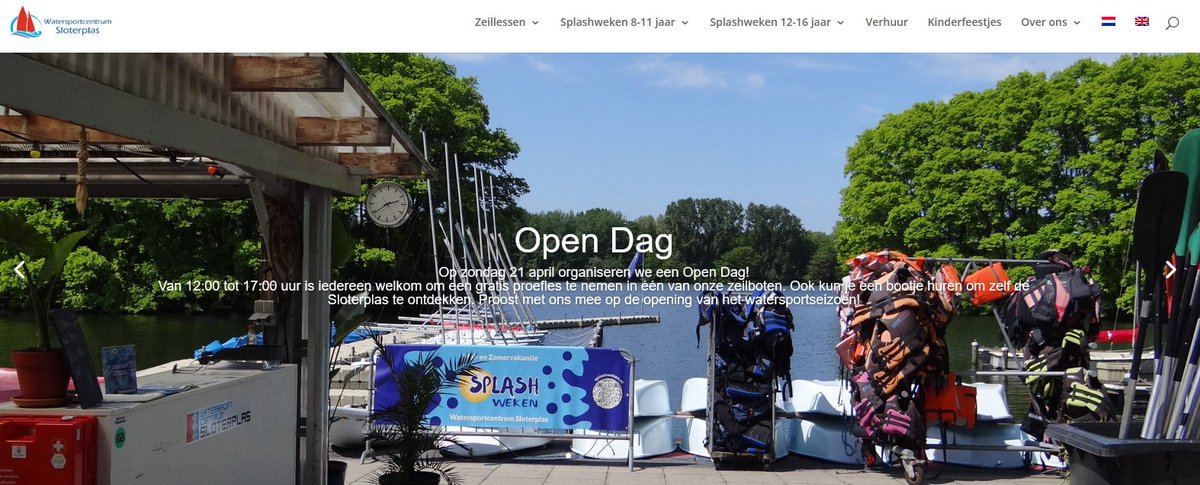 Zondag open dag bij <a href="/Sloterplas/">Watersportcentrum Sloterplas</a>