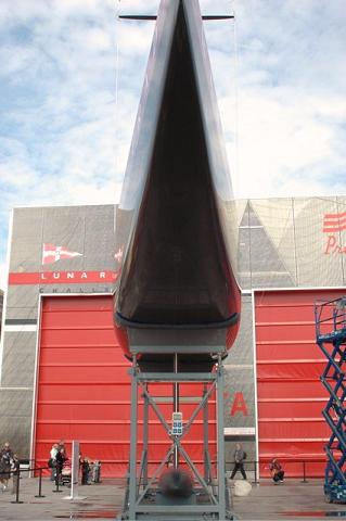 CupInfo's tweet photo. #TBT Designers Unveiled! Go to > https://t.co/J9AWnVMjb1 to find links within the summary page of all the #AC32 yachts. Image shown is Luna Rossa ITA-94, the wild thing (of her day). Photos / Copy © https://t.co/mbvxZpdx71 | #AC37 #Barcelona #AmericasCup @americascup @lunarossa https://t.co/itIbhfb2X1
