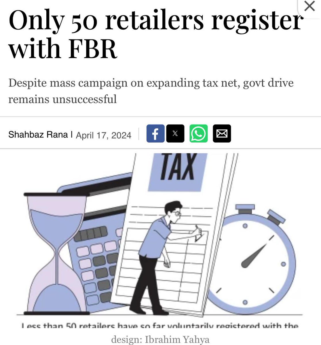 Tax collection is the basic gauge of a state’s legitimacy in the eyes of its citizens. Instead of woefully condemning the people for not paying taxes, maybe for once think why they don’t trust you with their money? @GovtofPakistan