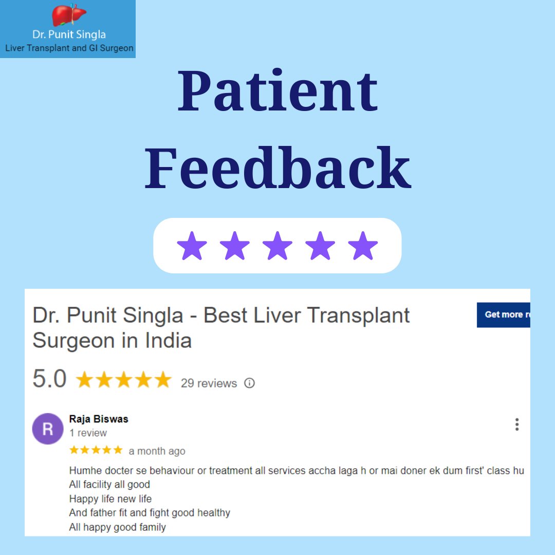 Patient Feedback😊

For More Details:-

Visit our website:-
livertransplantsurgeon.co.in

Contact:- +91-9650907765

#punitsingla #livertransplantsurgeon #livertransplantpatient #patientsucessstory #patientfeedback #happypatient #patientlife #livertransplantsurvivor #patientstory