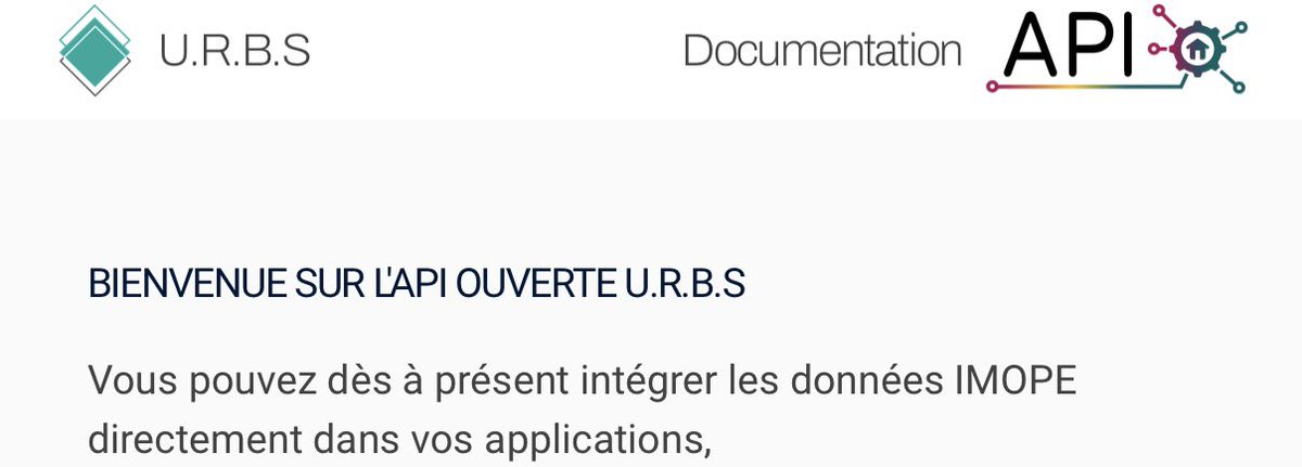 𝐂𝐨𝐧𝐧𝐞𝐜𝐭𝐞𝐳 𝐧𝐨𝐭𝐫𝐞 𝐀𝐏𝐈 𝐚̀ 𝐯𝐨𝐬 𝐨𝐮𝐭𝐢𝐥𝐬 !
Afin d'accélérer l’usage des #données du #bâtiment, nous vous proposons dès à présent et en accès libre notre #API dédiée. 

👉 accédez à la documentation via notre portail : api.urbs.fr
