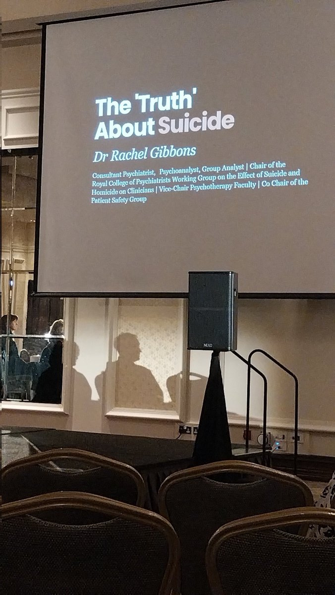 InvolveServices's tweet image. Dr. Rachel Gibbons &quot;talking about it, reduces the chances of suicide&quot; #NoShame