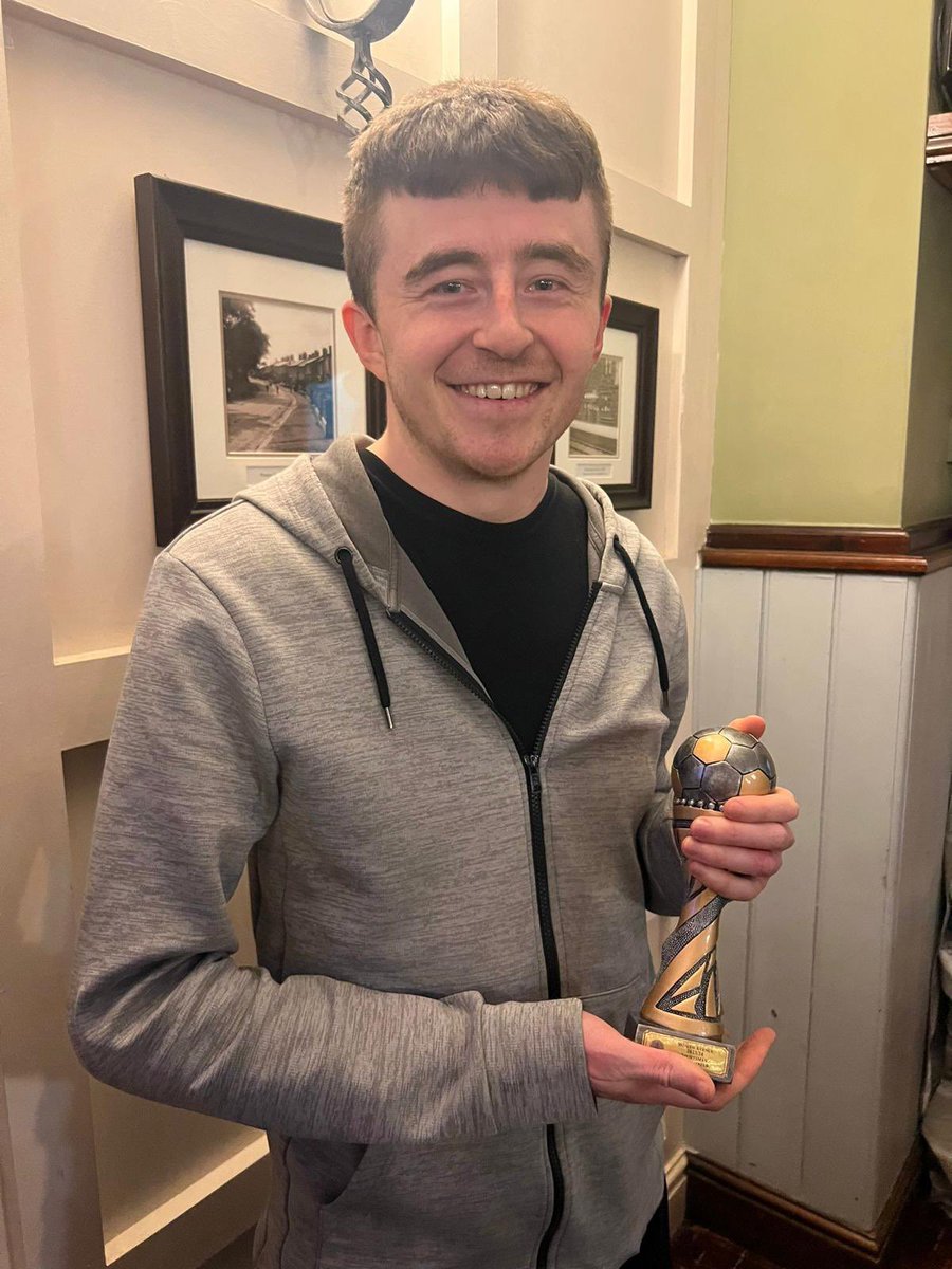 Congratulations to Sam, Sportsman of the year.