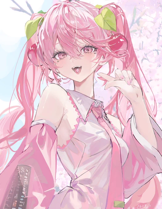 桜ミク#初音ミク 
