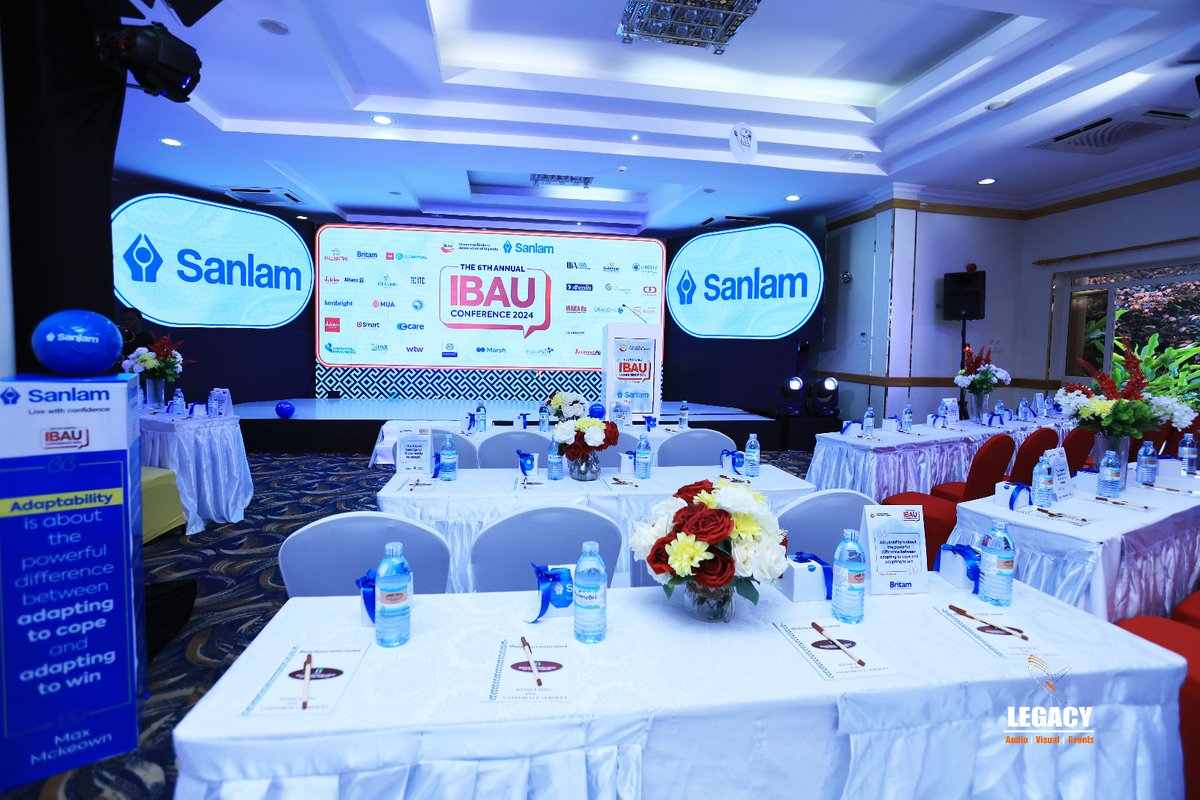 LegacyPro256's tweet image. We set the stage for Excellence.

The 6th Annual @InsurBrokersUg themed adapting to the evolving business landscape.
Our audio-visual setup brought the venue to life, ensuring an unforgettable experience for all attendees.

#IBAUConference2024 #HappeningNow 
#LegacyProductions