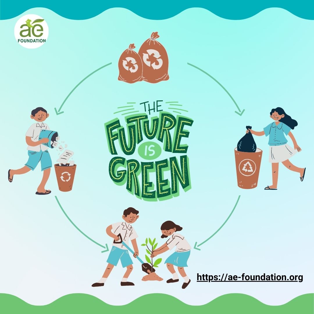 At AE Foundation, we believe 'The Future Is Green' 🌱 

🌿 Join us in shaping a greener tomorrow! 🌍
.
Visit ae-foundation.org to learn more. 
.
.
.
#TheFutureIsGreen #ProtectMotherNature #AE #GreenFuture #AEFoundation #AmazingEnterprises #SaveTheEarth #RenewableResources