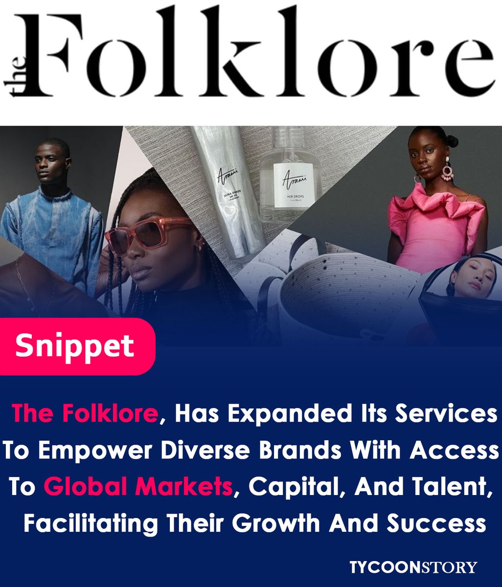 The Folklore helps minority-owned consumer brands from developing regions sell globally.
#TheFolklore #FashionTech #GlobalMarketplace #B2BWholesale #EmergingMarkets #SustainableBrands #WholesaleManagement #TechCrunch #Funding #SmallBusiness #WorkingCapital #Loans @TheFolklore