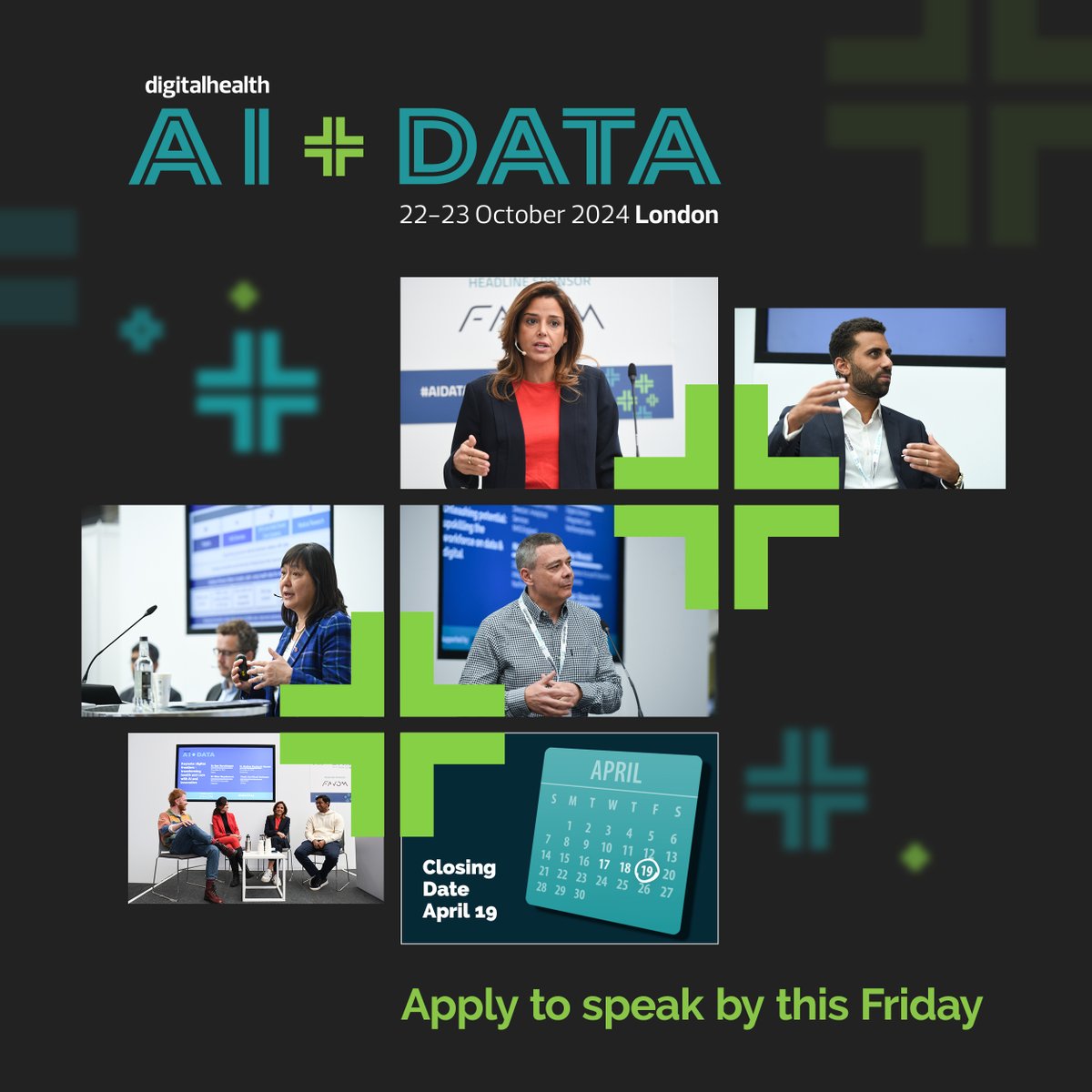 📢Call for #AIDATA24 speakers deadline is this Friday📢 Join frontline NHS teams, national policy leaders, industry experts, and innovators in amplifying your voice at London Olympia. APPLY HERE >>> digitalhealthaidata.com/call-for-speak…