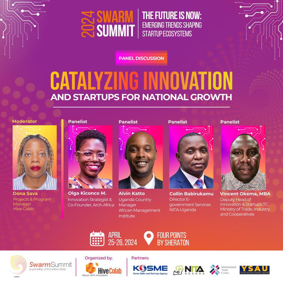 The Future Is Indeed Now The Swarm Summit Is Here. Counting Down To The D -Day…. @hivecolab @NITAUganda1 @HimaCement @Airtel_Ug @MoICT_Ug @UCC_Official