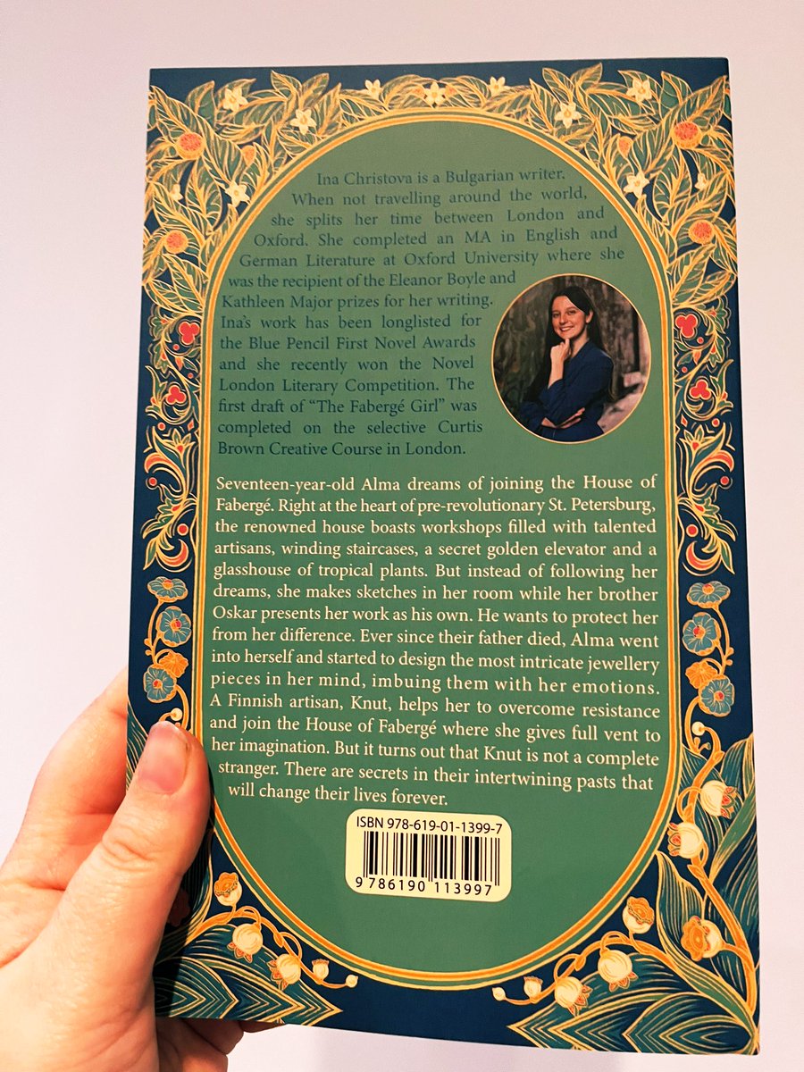 #BookMail 
I have received a stunning, charming, magical and beautiful book today… #TheFabergeGirl by @Ina_Christova huge thank you to @FMcMAssociates for inviting me to take part on this book’s tour coming very soon!!! It comes out in May. So excited to get enthralled.