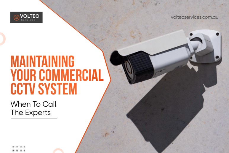 Maintain Your Commercial CCTV System for Optimal Security. Read the blog to know when to call experts to fix blurry footage, network slowdowns, & more. Check out: voltecservices.com.au/blog/item/main…

#CCTVCameraInstallation #CCTVSecuritySystemInstallation #SecurityCameraInstallation