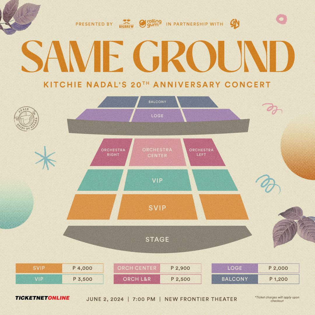 dday_ph's tweet image. ICYMI: Tickets now on-sale!

SAME GROUND Kitchie Nadal's 20th Anniversary Concert
🗓️ June 2, 2024
📍 New Frontier Theater
🎟️ TicketNet Outlets/Online
bit.ly/kitchieat20

Presented by @gabinanamanprod

#kitchienadal #sameground