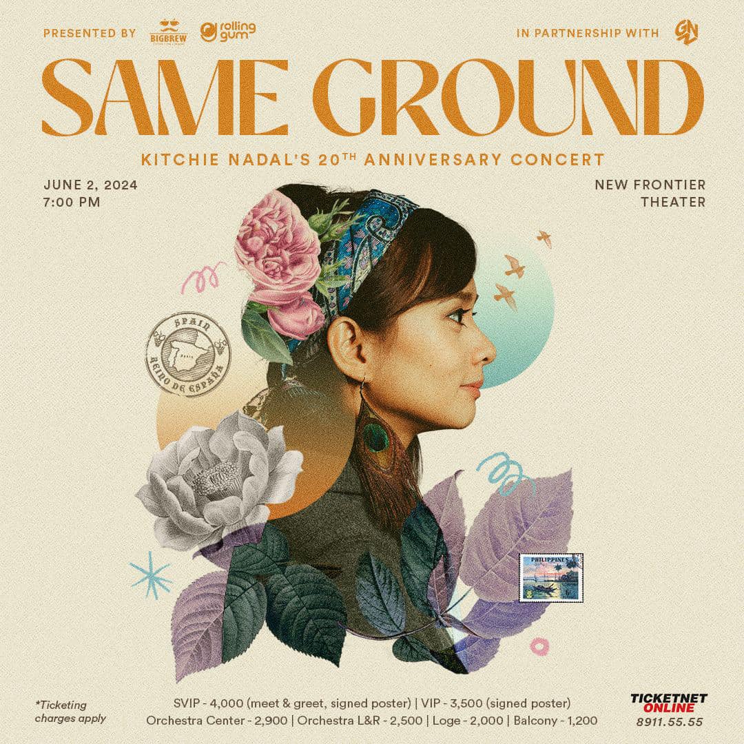 dday_ph's tweet image. ICYMI: Tickets now on-sale!

SAME GROUND Kitchie Nadal's 20th Anniversary Concert
🗓️ June 2, 2024
📍 New Frontier Theater
🎟️ TicketNet Outlets/Online
bit.ly/kitchieat20

Presented by @gabinanamanprod

#kitchienadal #sameground