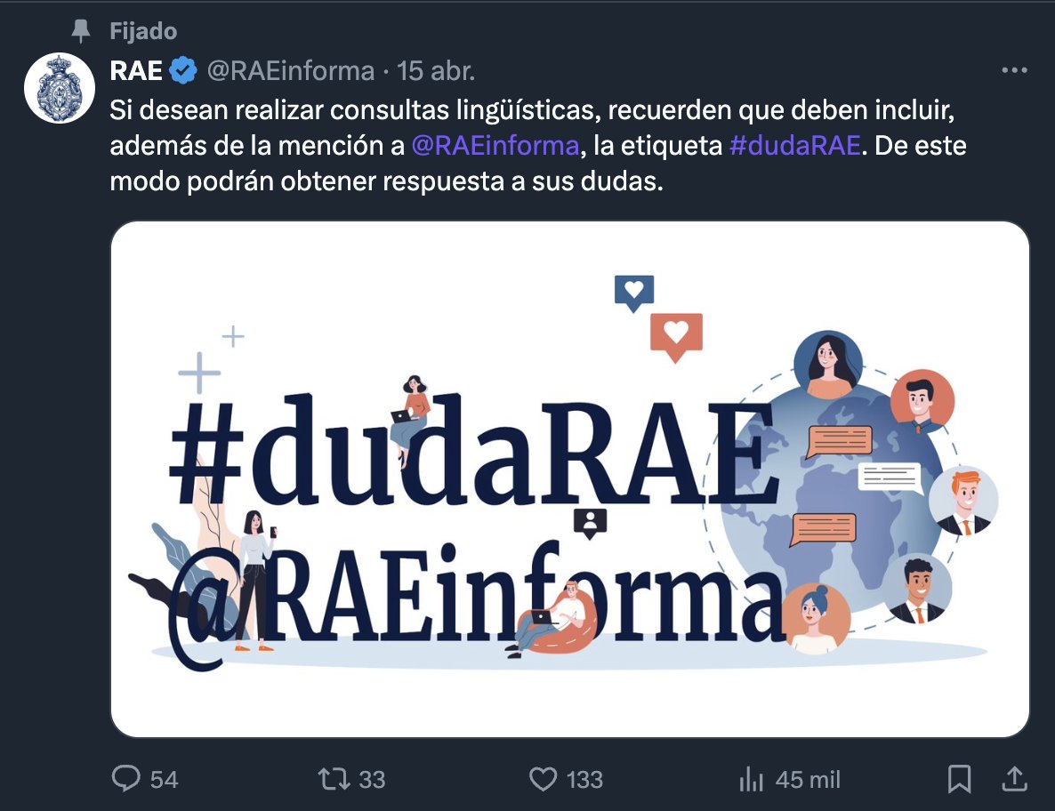 blancanf98's tweet photo. @RonBarceloSpain @RAEinforma Ahhhhhh @RonBarceloSpain quizá si les preguntamos...

#dudaRAE ¿¿¿por qué no está el término #viveahorismo (el más importante de todos los términos) incluido en nuestro diccionario ya???

Pregunto @RAEinforma 👀

DIGO YO que ha llegado el momento, ¿no? https://t.co/jMlgag44hS