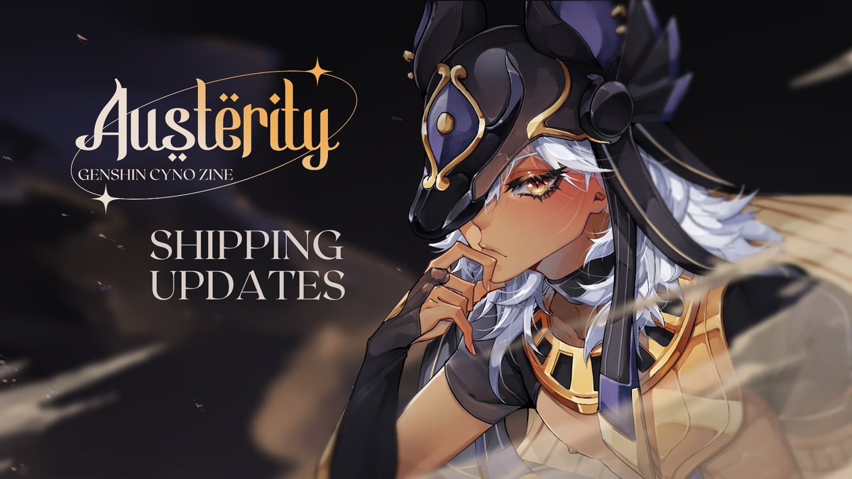 ⚡️ AUSTERITY: SHIPPING UPDATES ⚖️ It seems some of you have missed the General Mahamatra, but not for much longer! All address changes have been noted and preparations for shipping have already begun. We expect to start fulfilling orders very soon! 💜 📧 | cynozine@gmail.com
