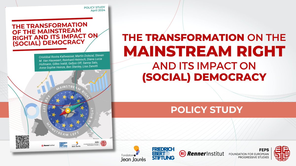 'The transformation of the European mainstream right & its impact on (social) democracy' asks: Are some Western European centre-right parties drifting to the #FarRight? What is the impact of this on #SocialDemocracy? W/case studies of🇩🇪 🇫🇷🇪🇸 🇸🇪🇦🇹&🇵🇱 🔗 bit.ly/MainstreamRigh…