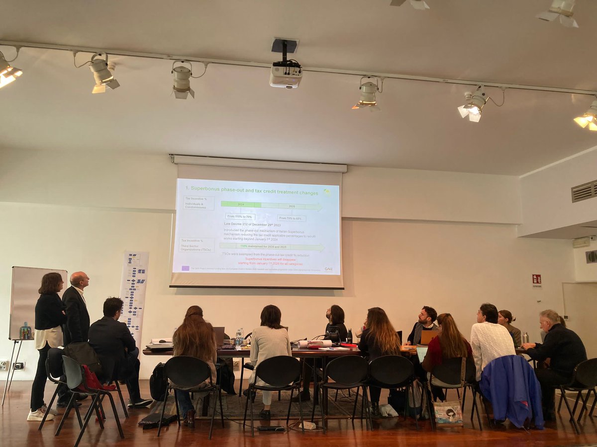 SER_project's tweet photo. Last week we held our sixth consortium meeting at the Cooperativa Sociale Casa del Giovane in Pavia, Italy.

We have contributed to the energy renovation of two of their buildings 🏡, providing technical and financial assistance, and impact assessment #socialeconomy #thirdsector https://t.co/FndWEurWm8