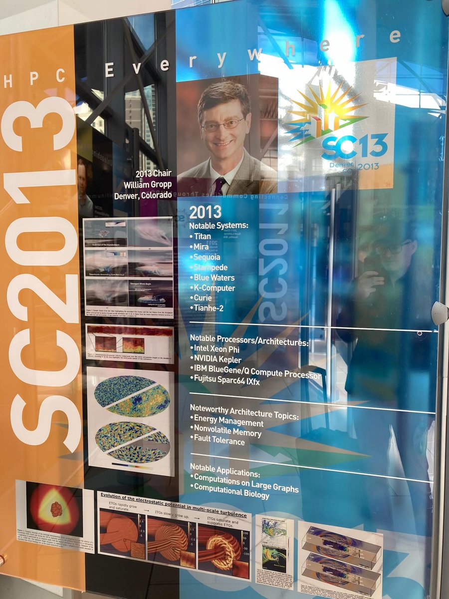 Throwing it back to 2013 when NCSA's very own Bill Gropp took the helm as chair of the SC Conference. Time flies when you're pushing the boundaries of supercomputing! #ThrowbackThursday #SC13 #HPC #NCSA