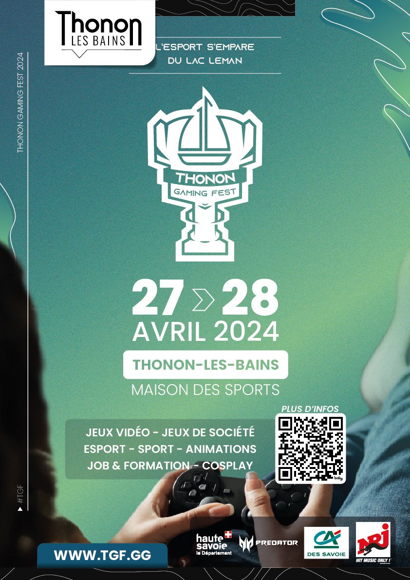 Team BDS (@teambds) on Twitter photo Nous serons à nouveau présents au <a href="/ThononGameFest/">Thonon Gaming Fest</a>
cette année !
Retrouvez nous à Thonon les Bains les 27 et 28 avril pour nous rencontrer tout au long du weekend et vous procurer nos dernières sorties merch ! Nous serons à nouveau présents au <a href="/ThononGameFest/">Thonon Gaming Fest</a>
cette année !
Retrouvez nous à Thonon les Bains les 27 et 28 avril pour nous rencontrer tout au long du weekend et vous procurer nos dernières sorties merch !