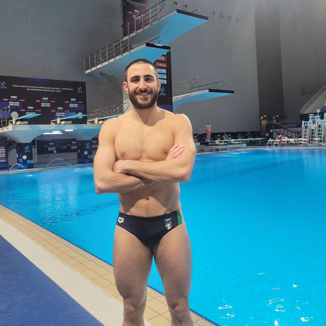 Nella notte italiana cominciano le Super Final di Coppa del Mondo di tuffi in Cina! 🇨🇳 Giovanni Tocci vi dà appuntamento a domani!! 💪 Daje #ItaliaTeam!!! 💚🤍❤️ @FINOfficial_ #diving