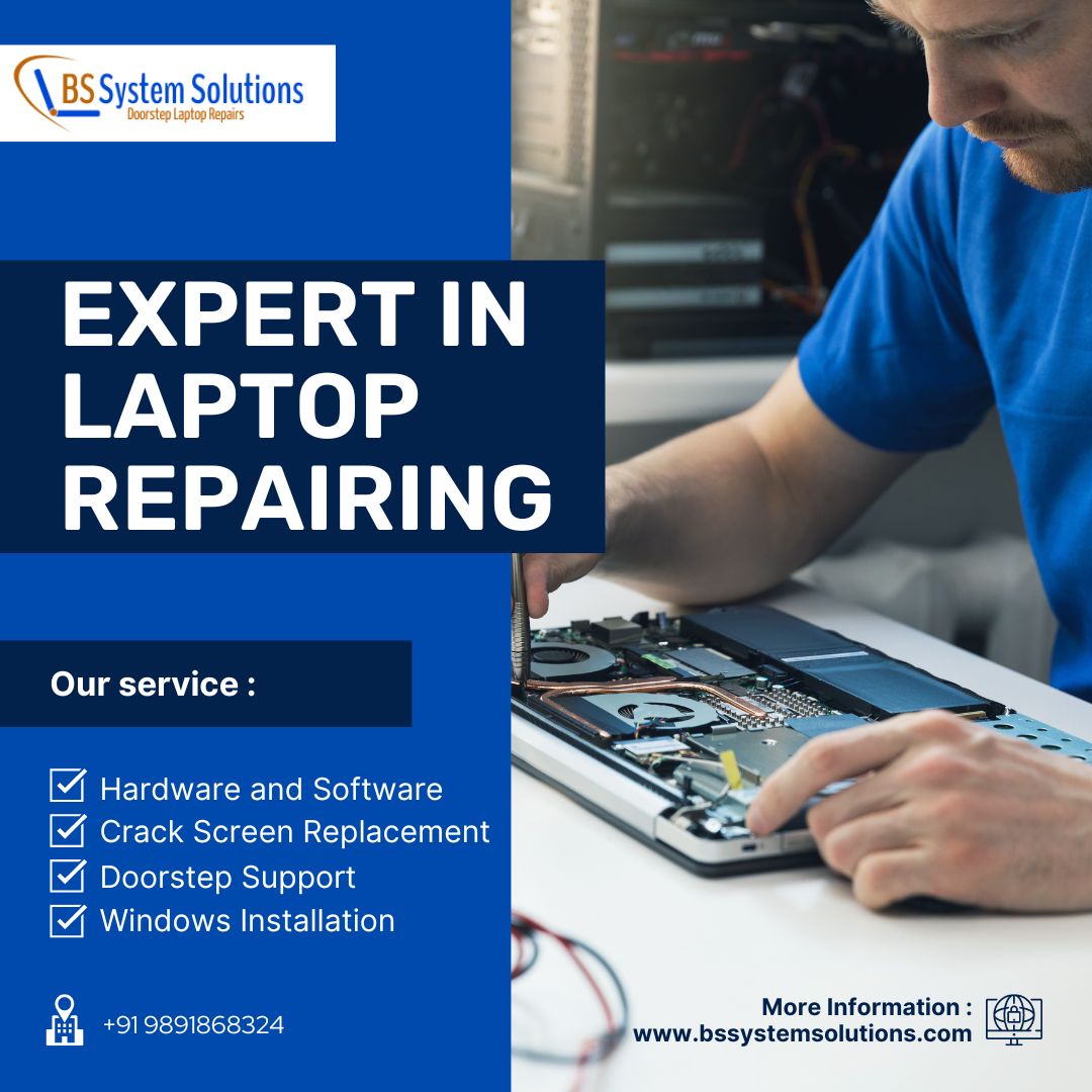 BS System Solutions is your one-stop destination for all things laptop repair. From hardware to software, cracked screen replacement to  Windows installation – we've got you covered! 
Contact us +91-9891868324 
Visit bssystemsolutions.co
#LaptopRepair #BSSystemSolutions