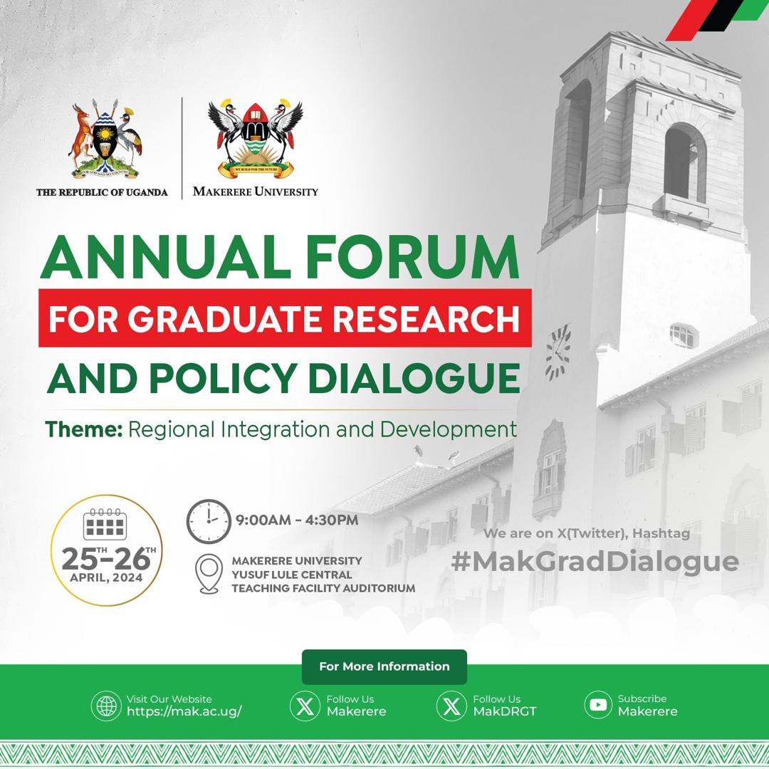 Next week #MakGradDialogue Mark the dates 25th and 26th April 2024