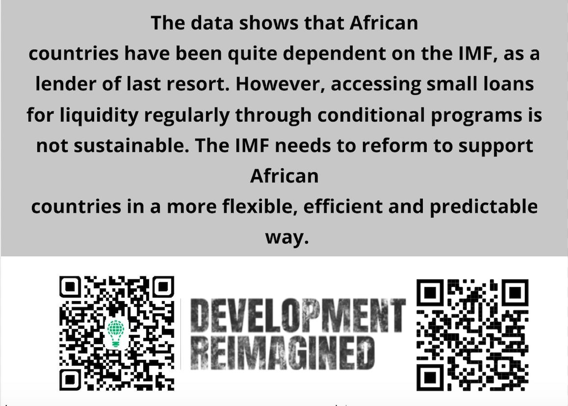 Discover the full story behind these numbers. Visit our website or scan the QR code below for the complete infographic and insights into Africa's engagements with the IMF. #SpringMeetings2024 Full infographic: buff.ly/3xGYVqu