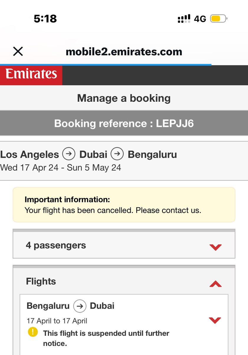 ⁦<a href="/EmiratesSupport/">Emirates Support</a>⁩ ⁦<a href="/emirates/">Emirates</a>⁩ please tell me how to contact you? All communication channels seem to be non functional. Please update.