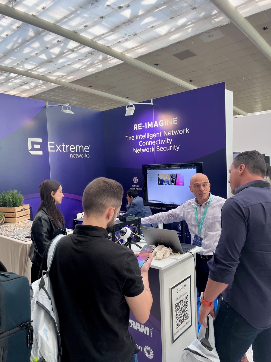 Powernet_Es's tweet photo. 📢  Ayer dio comienzo una nueva edición del Congreso Aslan, el encuentro sobre innovación digital y ciberseguridad organizado por @aslan_es

Nuestros compañeros ya se encuentran en @IFEMA   disfrutando de las charlas, ponencias y exposiciones presentadas en #Aslan2024 https://t.co/jKSxUNq3OU