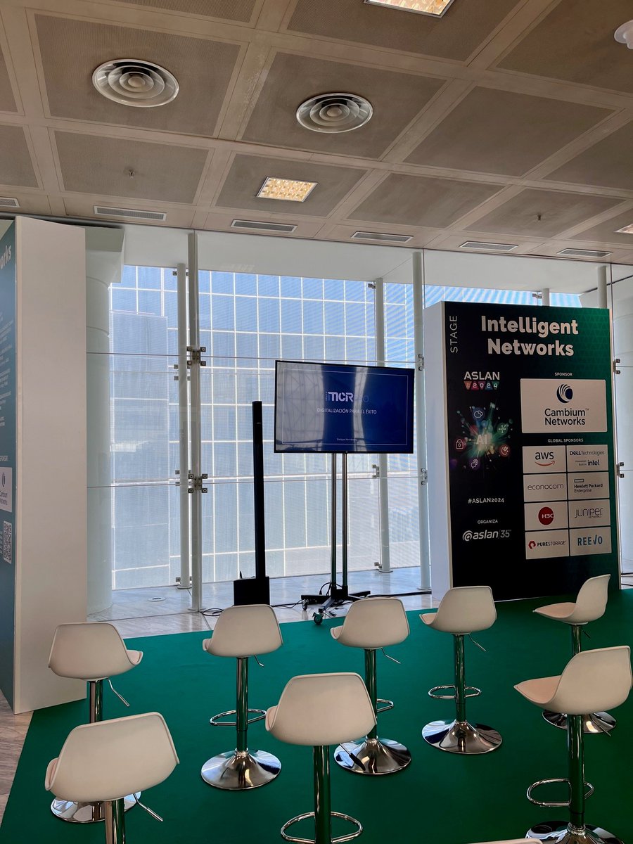 Powernet_Es's tweet photo. 📢  Ayer dio comienzo una nueva edición del Congreso Aslan, el encuentro sobre innovación digital y ciberseguridad organizado por @aslan_es

Nuestros compañeros ya se encuentran en @IFEMA   disfrutando de las charlas, ponencias y exposiciones presentadas en #Aslan2024 https://t.co/jKSxUNq3OU
