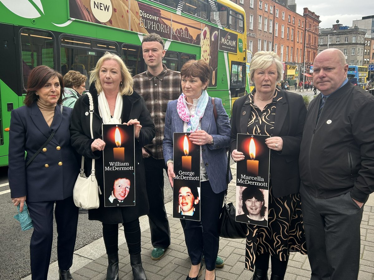 Families have started arriving for the verdicts at the Stardust Fire Inquests. A huge day ahead for the loved ones of the 48 people who died #stardust