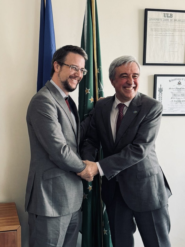 Genuine pleasure to meet @EUtoAU Ambassador Javier Niño today. Really enjoyed our conversation, and appreciated the warm welcome to Addis. Looking forward to cooperating on the many shared 🇪🇺🇬🇧priorities in our respective partnerships with the @_AfricanUnion