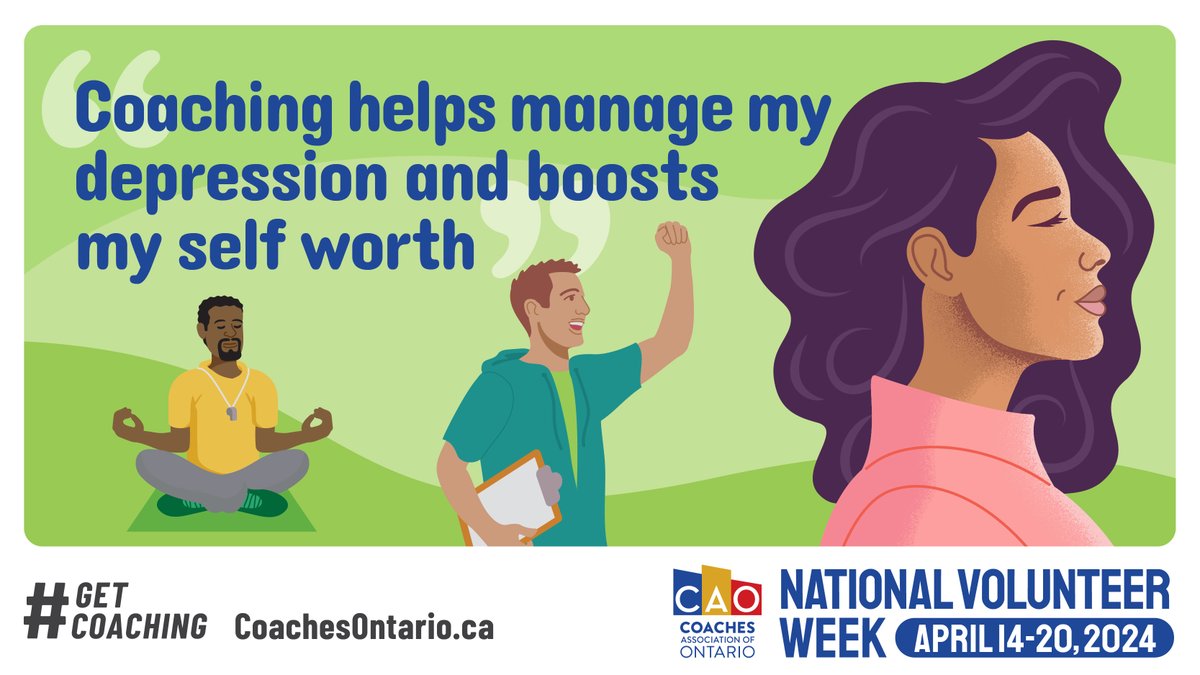 coaches_ont's tweet photo. “Coaching helps manage my depression and boosts my self worth” Looking for new ways to alleviate anxiety and boost your mood? It’s time to #GetCoaching!
Learn how to get started & how CAO makes coaching easier with the all the resources you need https://t.co/CMDKHEcYtG #NVW2024 https://t.co/Sxu4fRFIEf