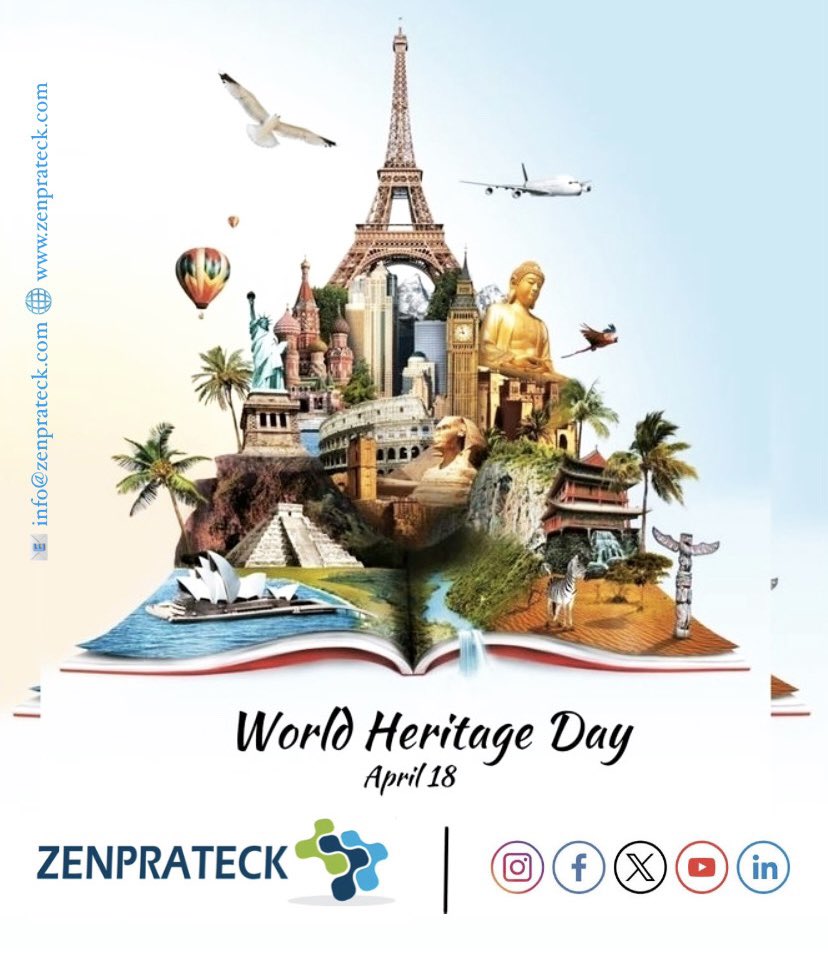 Happy World Heritage Day from ZENPRATECK! 🎉 Let’s celebrate our shared cultural and natural treasures. 

#WorldHeritageDay #PreserveOurLegacy #zenprateck