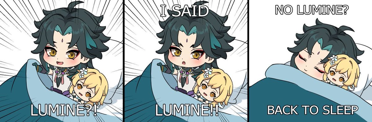 _xFau's tweet photo. This meme I made for an minigame (2 weeks ago) is now funnier with Xiao's letter 😂😂😭 #xiaolumi https://t.co/DRAAYO1juW