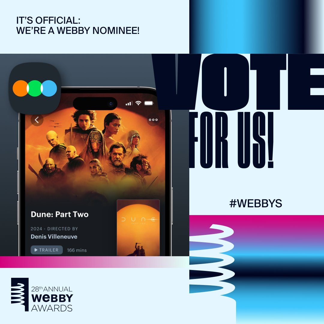 There is still time to vote for us in @TheWebbyAwards 😇 Find us here: boxd.it/4Ya Voting closes today, Thursday, April 18th, at 11:59 pm PDT.