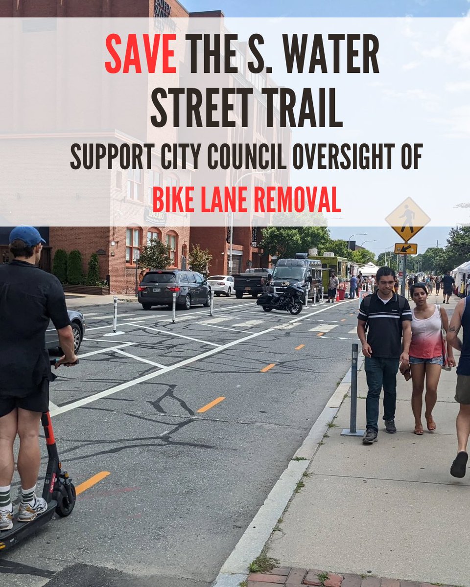 PVDStreets's tweet image. ⚠️TONIGHT!

Show up and support safe streets infrastructure!!

🏛️PVD City Hall
🎤5:30pm Press Conference by @JohnGPVD 
🗣️6:00pm Council meeting (ordinance is item 16)

Send your message now ➡️secure.everyaction.com/WXRsitTmz0ufYY…