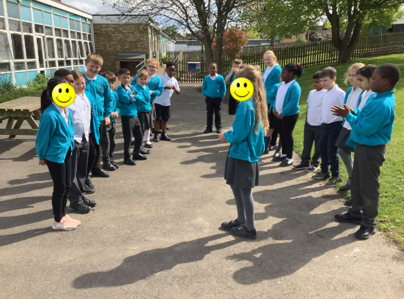 This morning, Dyson class have used Give One Get One to gather reasons why or why not August Pulman should or should not go to school. We went through a conscience alley to make a final decision. #IPAT