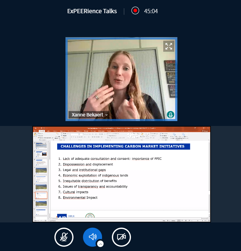 Interesting talk with @kobskobei (from @OgiekPeoples) and @XanneBekaert on how the global push on carbon credits is negatively affecting the rights of the indigenous Ogiek community in #Kenya